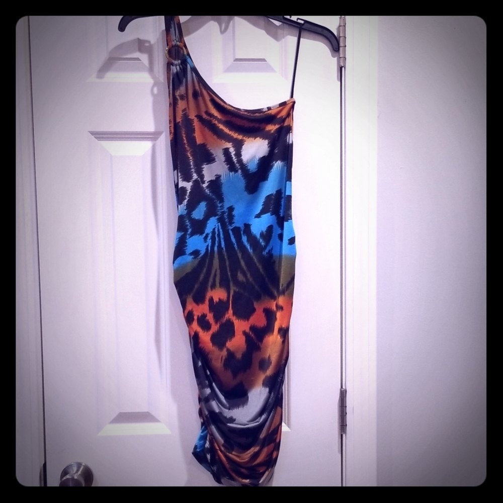 One shoulder dress